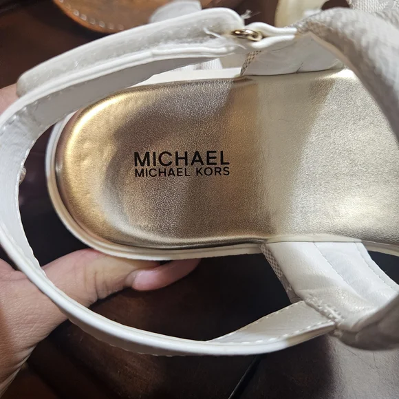 MICHAEL Michael Kors White and Cream Sandals - Picture 8 of 9